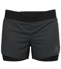 ODLO Шорты 2-в-1 ZEROWEIGHT 3 INCH BLACKPACK женские