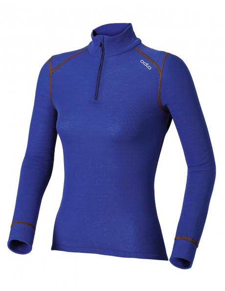 ODLO Футболка длинный рукав ACTIVE WARM 1/2 Zip женская
