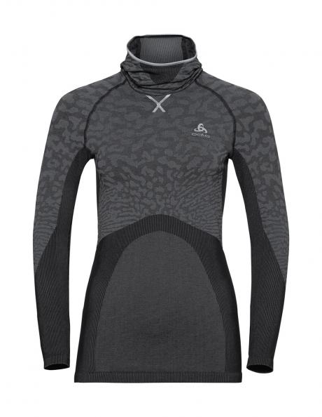 ODLO Футболка длинный рукав с капюшоном и маской PERFORMANCE BLACKCOMB женская