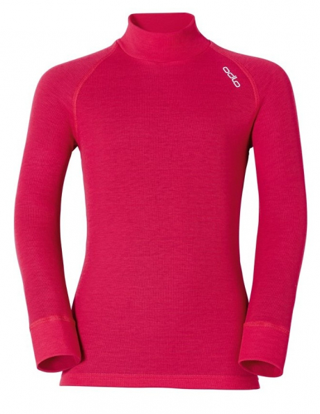 ODLO Футболка длинный рукав и воротник-стойка ACTIVE WARM KIDS детская