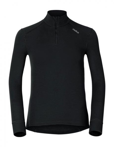 ODLO Футболка с длинным рукавом и молнией у ворота подростковая ACTIVE WARM (для девочек)