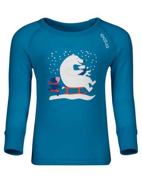 ODLO Футболка длинный рукав WARM TREND KIDS детская