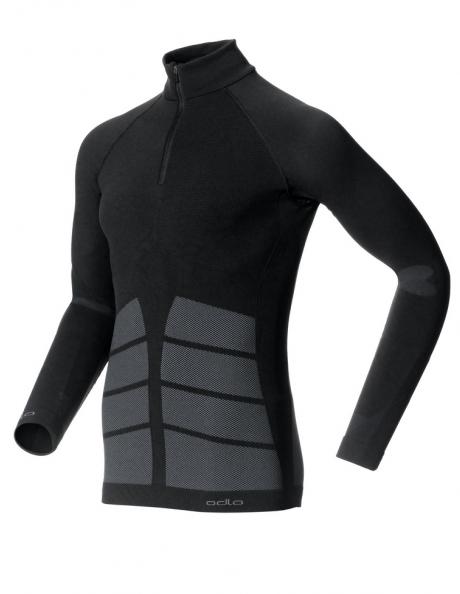 ODLO Футболка длинный рукав 1/2 ZIP EVOLUTION WARM мужская