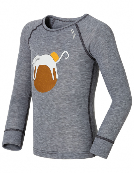 ODLO Футболка длинный рукав ACTIVE WARM TREND KIDS детская