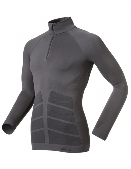 ODLO Футболка длинный рукав 1/2 ZIP EVOLUTION WARM мужская
