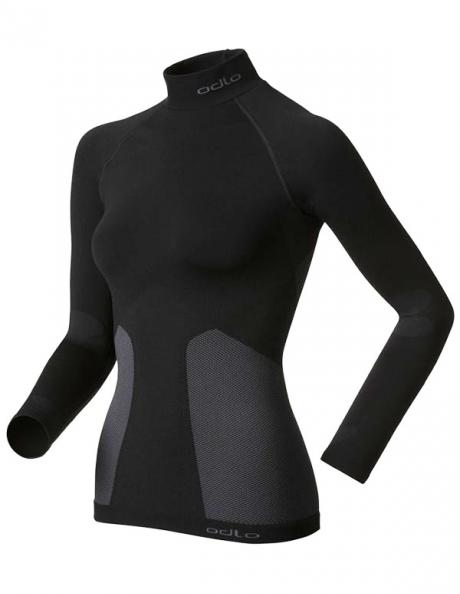 ODLO Футболка с длинным рукавом и воротником-стойкой женская EVOLUTION WARM