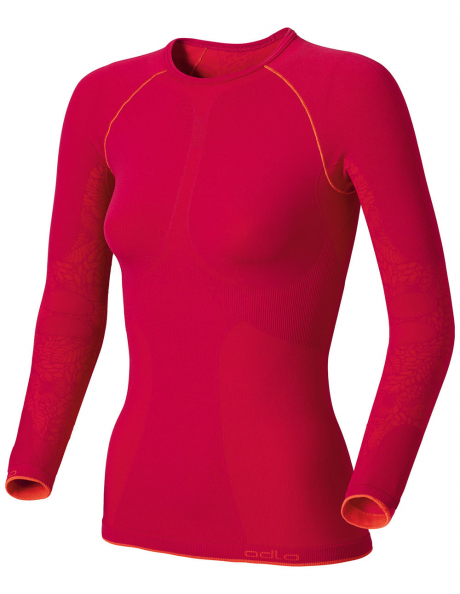 ODLO Футболка с длинным рукавом женская EVOLUTION WARM TREND JACQUARD